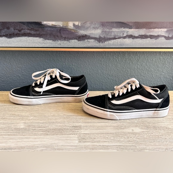 Vans Shoes - Vans Black and White Women's Sneakers